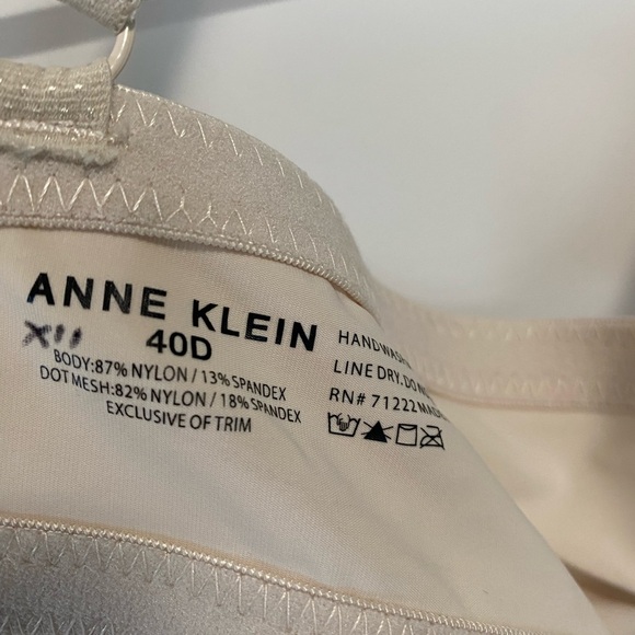 Anne Klein Cream Bra - Picture 3 of 3